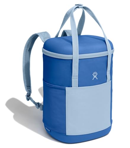 Image of Hydro Flask Cooler Backpack - Insulated Portable Soft Cooler - 20 L Capacity in Cascade and Surf Blue