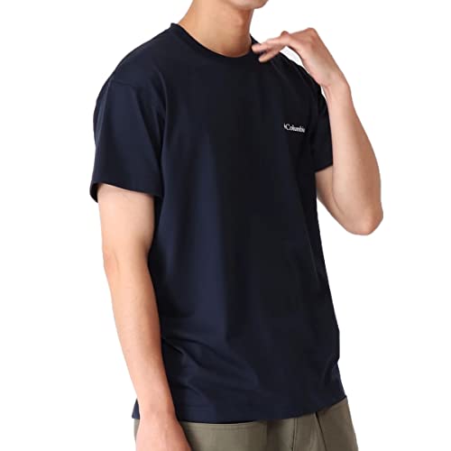 Columbia メンズ Urban Hike SS Tee ロゴTシャツ アウトドア ウェア 丸首 クルーネック UVカット 半袖 ロゴ Tシャツ キャンプ 登山 トレッキング 半袖Tシャツ pm0052-a-L-467