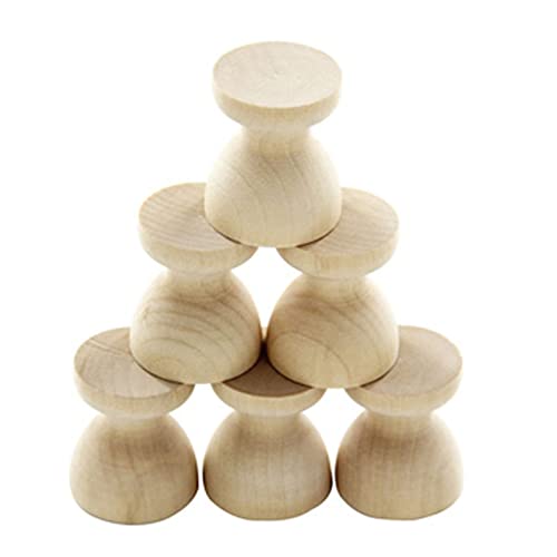Morain Natural Holz Eggaufbecher Ostereihalter Tischplatte Display Tasse Tablett Für Aufbewahrung Kristallkugeln Eier Lippenstifte Stifte Holz Weich Gekochte Eierbecher Für Handwerksspielzeug – Bild 7