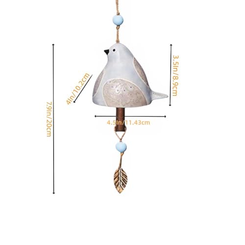 Carillon éolien oiseau cadeau idéal pendaison de crémaillère et jardin - 3