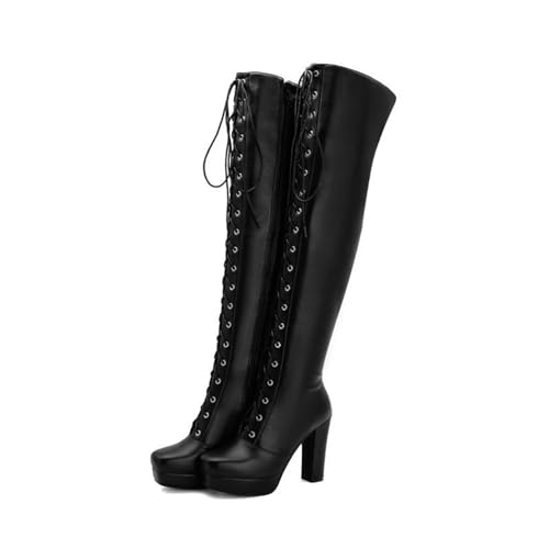 Bottes pour femmes bottes à talons super hauts et bout carré