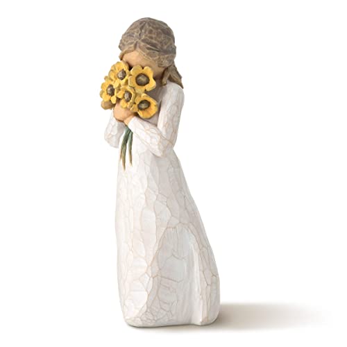 Willow Tree Figura de niña con Girasoles, Home Deco, Enesco
