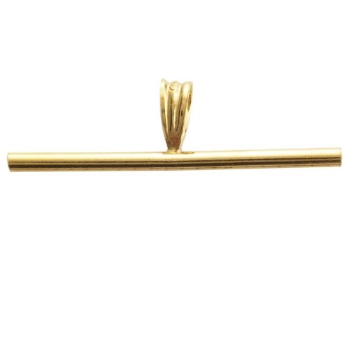14/20 Yellow Gold-Filled Brooch Converter 19 mm, pack of 2