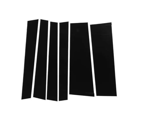 Garniture pilier voiture style piano noir pour finitions latérales