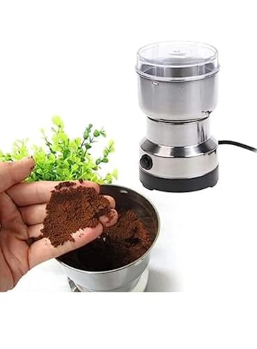 Image of Stainless Steel Multifunctional Grinder Smash Machine Coffee Beans Electric Grinder and Coffee Maker Household Electric Mixer Grinder (Mixer-1)