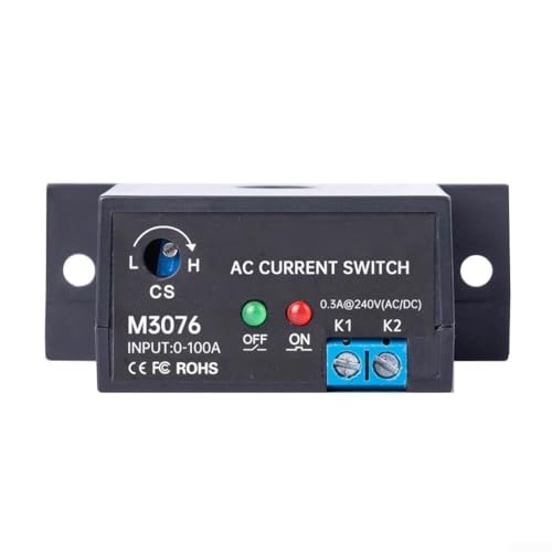 Commutateur de détection de courant alternatif auto-alimenté M3050 M3056 Relais