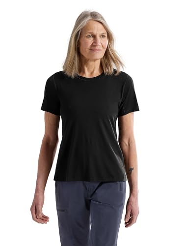 (取寄) アークテリクス レディース ラナ メリノ ウール クルー ショート スリーブ Arc'teryx women Lana Merino Wool Crew Short Sleeve Black Amazon.com: Arc'teryx Lana Merino Wool Crew SS Women's | Light