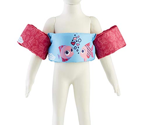 Stearns Original Puddle Jumper Kids Life Jacket | Life Vest For Children, Coral Fish, 30-50 Pounds & Original Puddle Jumper Kids Life Jacket | Deluxe Life Vest For Children, Pink Crab #TOP3