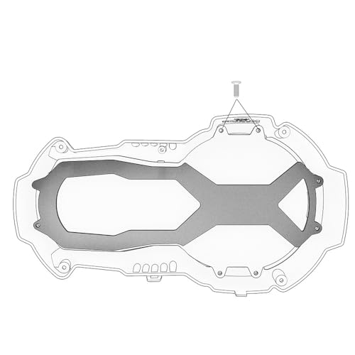 Grille phare moto pour explorer en R1250 GS protection calandre de phare - 5