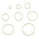 Vaessen Creative Stanzschablonen Kreise mit Wellenschliff, 11 x 11 x 0.1 cm, Grau
