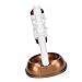 Tbest Dog Water Dispenser,Pet Standing Water Dispenser Bowl Height Multifunction Dog Automatic Water Food Feeder Witetachable Pole
