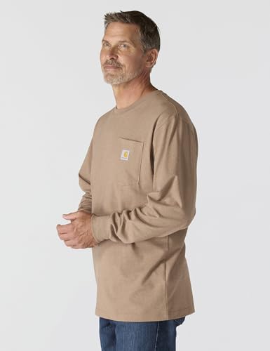 Carhartt Mens Loose Fit Heavyweight Long-Sleeve Pocket Deer Graphic T-Shirt3