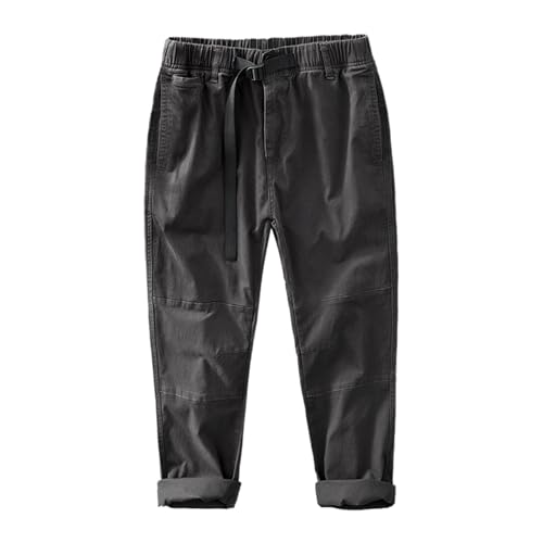 Pantalons hommes cordon de serrage style japonais décontracté