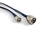 Cable Assemblies Now - Times Microwave LMR240 Coaxial Assembly Jumper with N-Male to Reverse Polarity TNC Male Connections - 3 FT - for Wireless LAN Devices, RF Voice/Video/Data, Patch Cable
