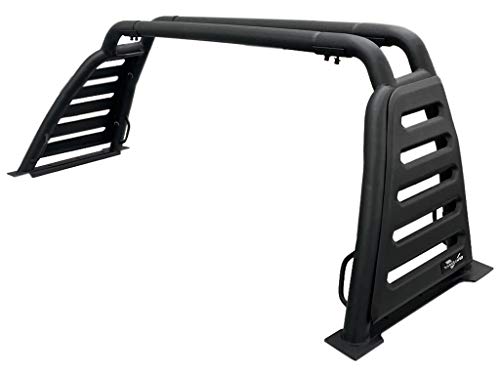 Vanguard VGRB-2270BK Black RL-C Bed Bar Roll Bar| Compatible with Chevrolet Silverado 1500 / Ram 1500 / Ford F-150 / GMC Sierra 1500 / Ram 1500 / Toyota Tundra
