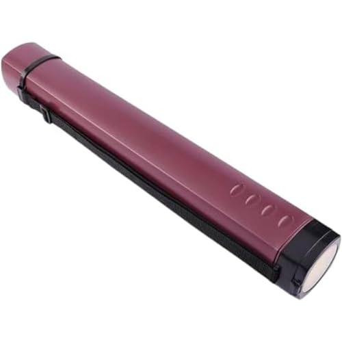 Joxoilso ポスターケース レギュレーターケース 製図ケース ポスター、書類、写真収納 伸縮式円筒製図 防水、防塵、軽量、気密、防湿 A1B1収納ショルダーストラップ付き円筒デザインチューブ 角型フリップトップ伸縮式製図チューブ 手持ち式プラスチック