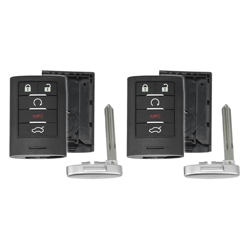 Coque de clé pour Cadillac Escalade CTS DTS 5 boutons avec lame vierge boîtier M3N5WY7777A
