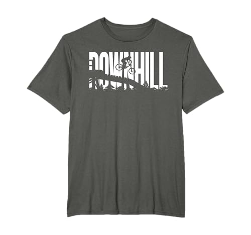 Downhill Silhouette - MTB Downhiller DH Biker Mountainbike T-Shirt