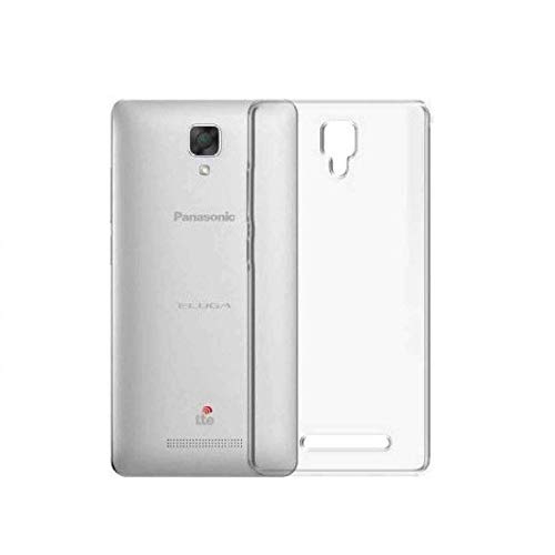 Image of COVERBLACK Rubber Back Cover for Panasonic Eluga I2 3GB - Transparent