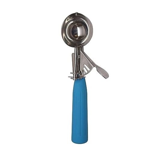 Good Living Ice Cream Scoop with Trigger Lever and Comfort Grip Handle, Colors Vary, 1-pack