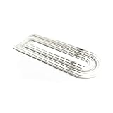 Pinza para billetes de plata 925 rodiada.