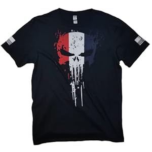 Statement Apparel American Reaper Punisher Skull T-Shirt