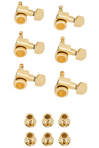 Fender »LOCKING TUNING MACHINES – STRATOCASTER/TELECASTER« Mécaniques à blocage pour guitare électrique – Couleur: Or… - Les Beatles, Paul McCartney, John Lennon, RIngo Starr, George Harrison Fender »LOCKING TUNING MACHINES - STRATOCASTER/TELECASTER« Mécaniques à blocage pour guitare électrique - Couleur: Or… – Image 4