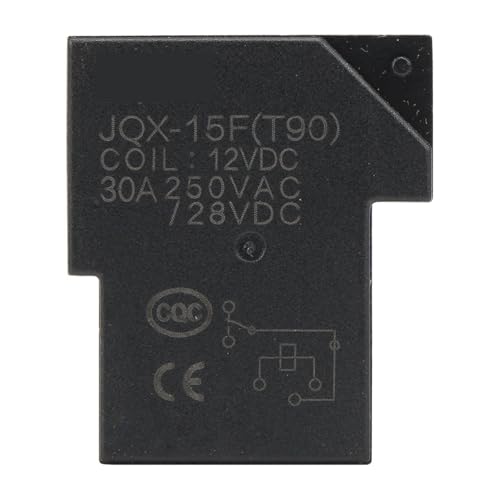 Relais 12Vdc SPDT JQX-15F T90 pour commutation de puissance PCB stable