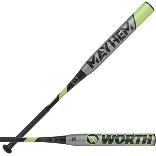 Worth | Mayhem Slowpitch Softball Bat | Approved for All Associations | 34
