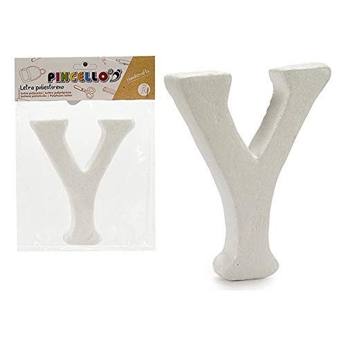 Pincello S3607141 Letra Y Poliestireno, Materiales Varios, Multicolor, Talla Única