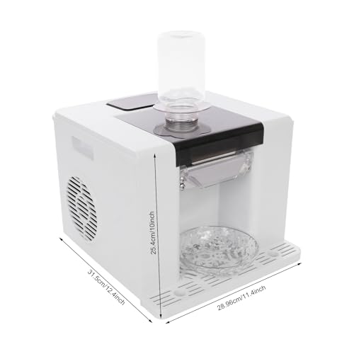 Máquina automática de hielo en escamas 280W 110V blanca miniatura 3
