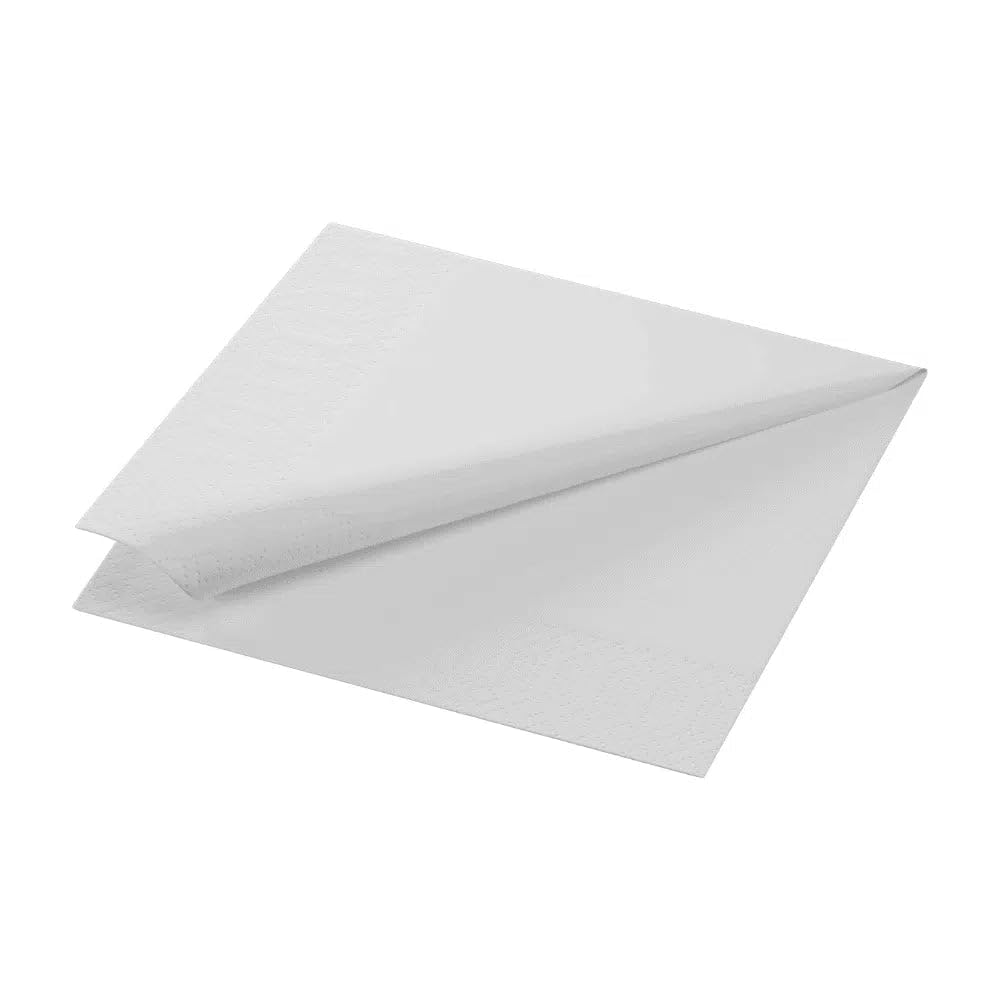 “Duni "1200 servilletas de papel Duni 33 x 33 cm blanco 2 capas