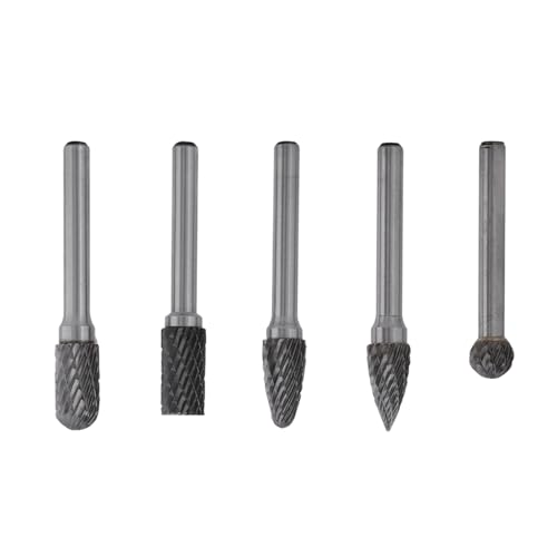 Juego 5 Piezas Fresas Rotativas de Carburo 6mm miniatura 3