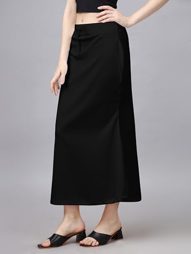 Image of Toochki Stretchable Saree Shapewear Petticoat for Women, Blended Cotton,Petticoat,Skirts for Women,Shape Wear Dress for Saree