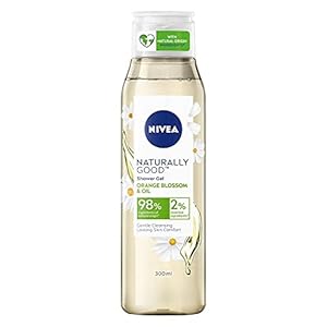 Nivea Naturally Good Body Wash, Orange Blossom & Oil Shower Gel, No Parabens, Vegan Formula, 98% Natural Origin…