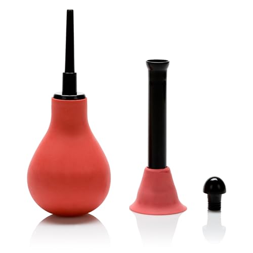 Vulcanite Anal Douche with Attachement