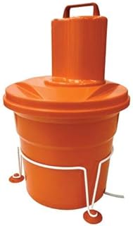 Dynamic International Dynamic EM98 Commercial Stabilizing Base and 5 Gallon Cap Electric Salad Spinner, 17.2 x 17.2 x 25.3...