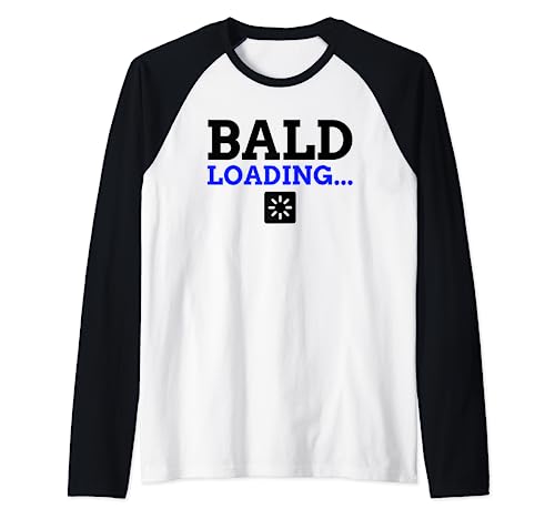 Cald Loading ... No Hair Gifts & Funny Calding Camiseta Manga Raglan