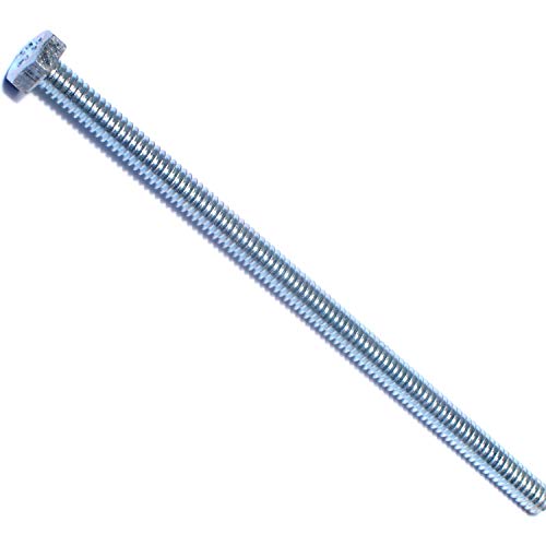 Image of Hard to Find Fastener Tap Hex Bolts, Durable Corrosion-Resistant Steel Hex Head Bolt for Home Improvement, DIY, Construction, 1 /4-20 x 5, Pack of 50