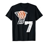 Vintage Basketball Jersey Number 7 T-Shirt Player Number T-Shirt