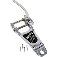 For archtop solid body and semi-hollow body guitars USA precision made low-friction needle bearings to accurately return string mounting bar to pitch String-thru design makes changing strings a breeze Cast aluminum frame and stainless steel handle Mo...