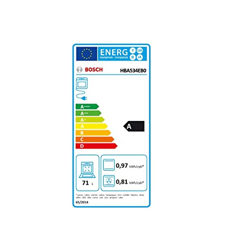 Bosch Einbaubackofen 71L, Grill, Pizzastufe, Teleskopauszug (schwarz) – Bild 5