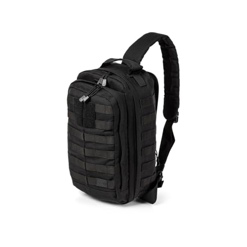Image of 5.11 Tactical RUSH MOAB 8 Sling Pack 13L - Ambidextrous CCW Ready EDC Messenger Bag - Durable 1050D Nylon, Black, Style 56810ABR