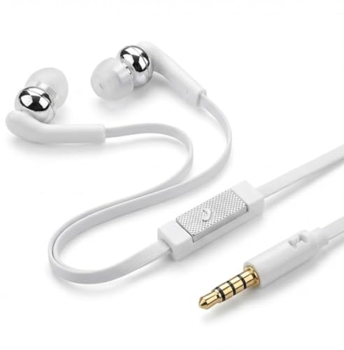 Image of GSP NEO II Wired inEar Earphone with in-Line Call Control, Powerful HD Mic, Clear Sound, Stylish & Lightweight Compatible with Oneplus,Samsung,Oppo,Vivo,Redmi Having 3.5mm Jack- White