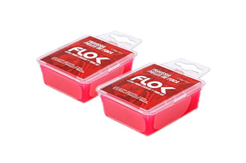 FLOK. Cera de Travesía Universal (Pieles de Foca) 2 x 50 g. Cera para esquí Alpino y Snowboard, nordico, Encerado, Mantenimiento, Carreras, Deslizamiento