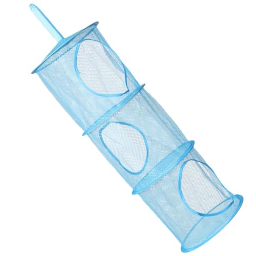 HOOTNEE 3-tier Hanging Storage Bag Multi-layer Organizer Large Capacity Toy Basket Polyester Fabric Wall Hanging