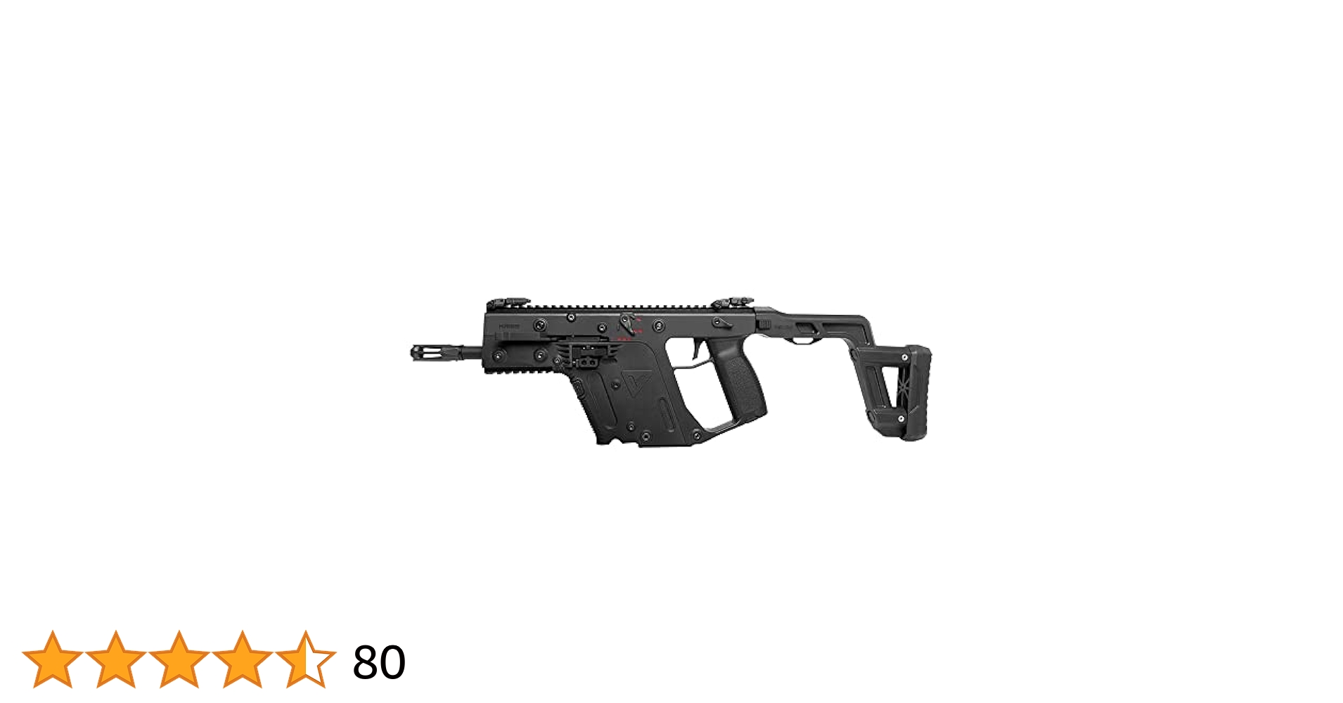 電動トイガン ブラック 調整可能m4ストック付き　クリスベクター　美品 AIRSOFT97 本店通販部 / LayLax クリスベクター ストックベース