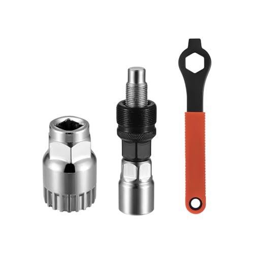 QLK Extracteur de Manivelle de Pédalier de Vélo, Outil Réparation de Vélo Démonte Pédalier VTT, avec Clé de 16 mm, Demonte Pedalier Velo Trousse de...