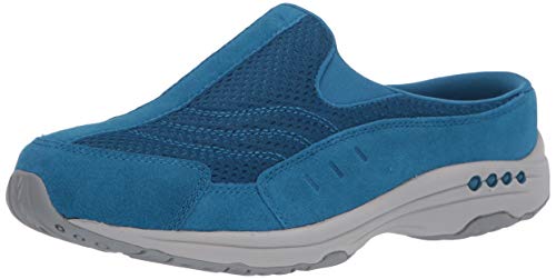 Easy Spirit Women's Traveltime90 Clog, Blue 420, 7 N US