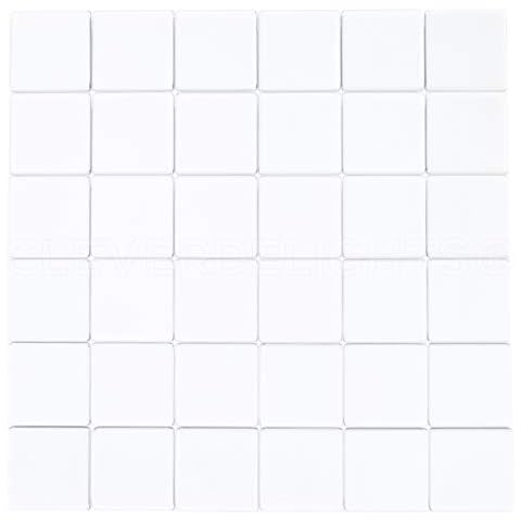 CleverDelights Quadratische Glasfliesen, 2,2 cm, 25 Stück Cover